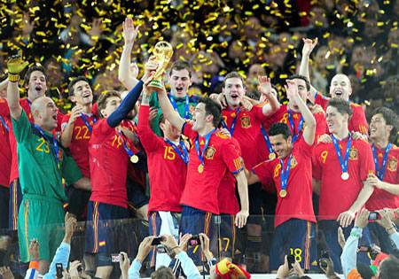 España Campeona Mundial de Fútbol 2010